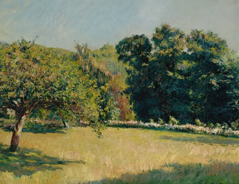 Ein Garten in Trouville von Gustave Caillebotte