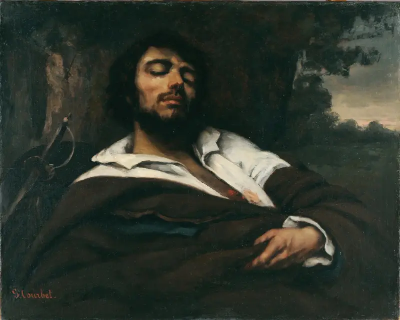 Zraněný, Gustave Courbet