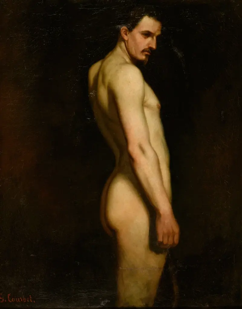Aktstudie von Gustave Courbet