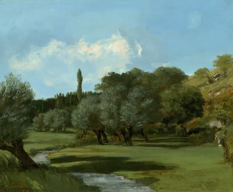 La Bretonnerie i departementet Indre av Gustave Courbet
