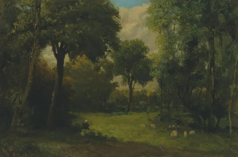 La Clairière – nr 1 av Gustave Courbet