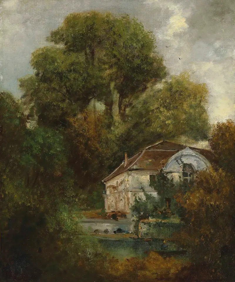 Das Schloss Beaulieu bei Lausanne von Gustave Courbet
