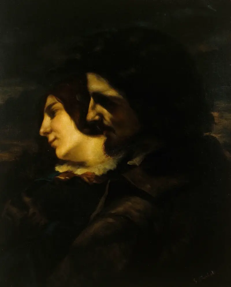 Älskande på landsbygden av Gustave Courbet