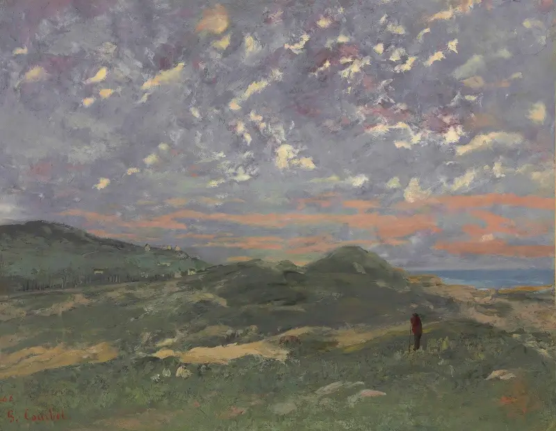 Dynerna vid Deauville av Gustave Courbet