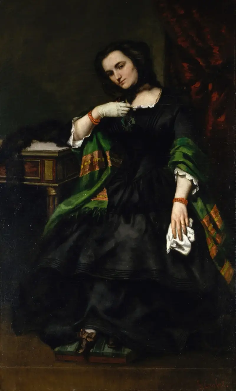Madame Auguste Cuoq (Mathilde Desportes, 1827–1910), Gustave Courbet