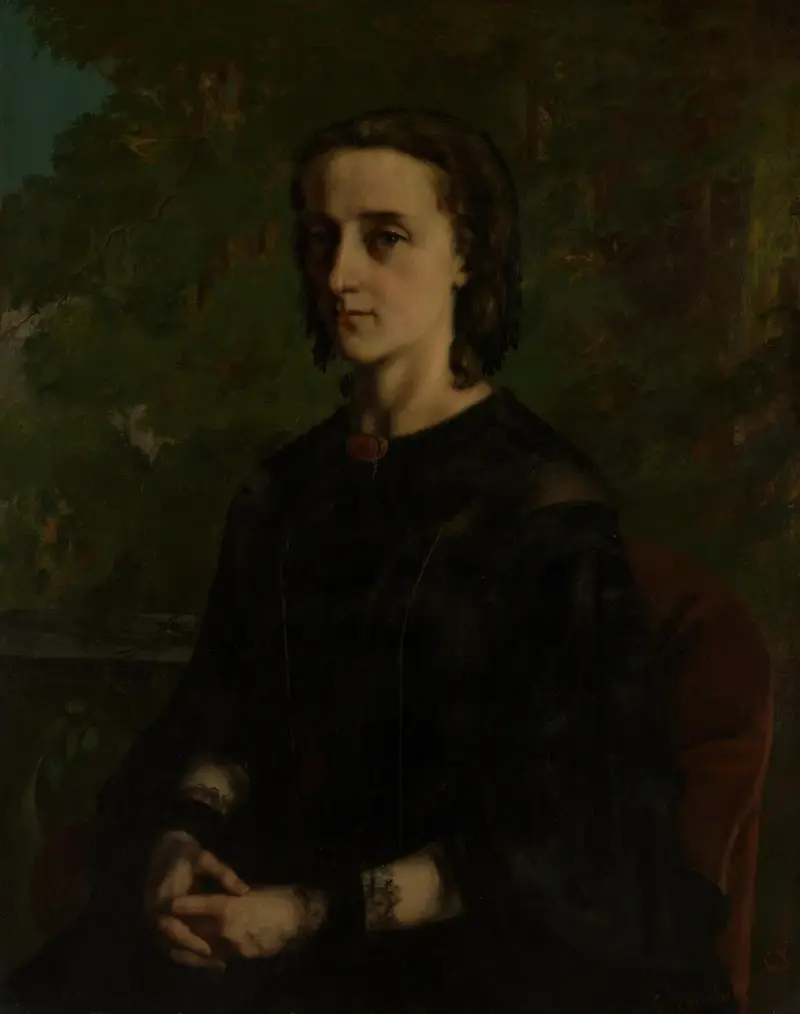 Madame Frédéric Breyer (Fanny Hélène Van Bruyssel, 1830–1894), Gustave Courbet