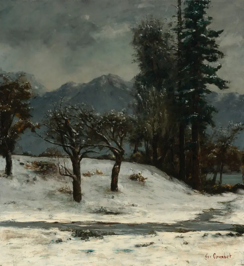 Neige av Gustave Courbet