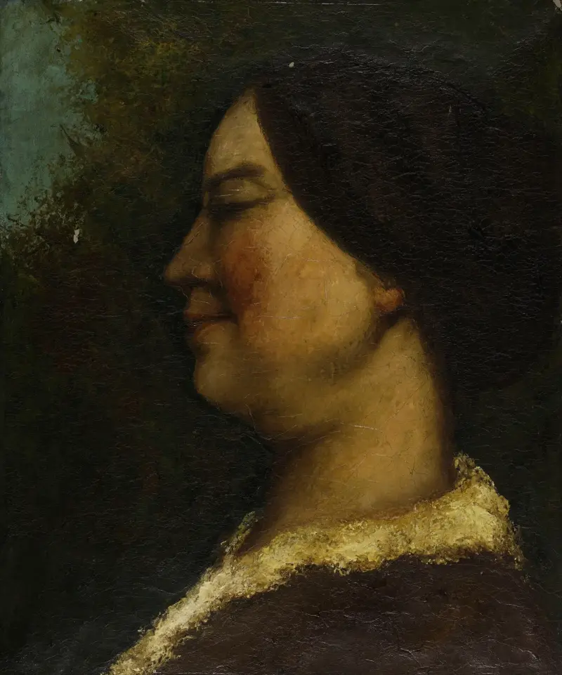 Portrait de femme, 1855 av Gustave Courbet