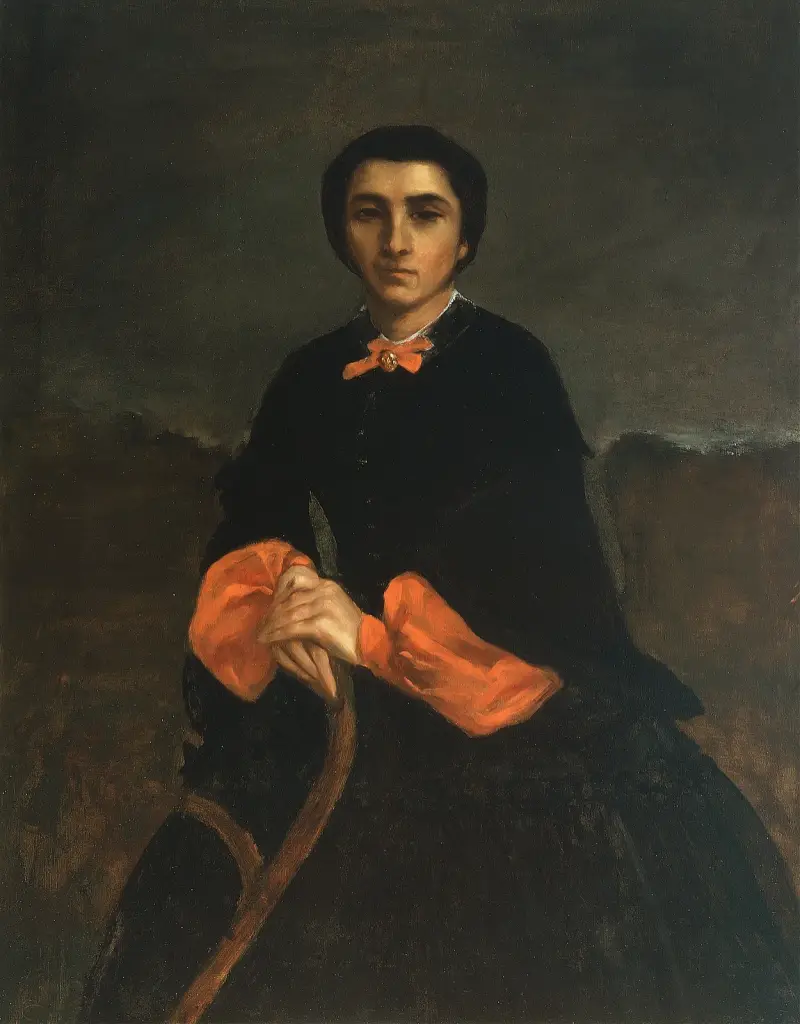 Bildnis einer Frau, Juliette Courbet von Gustave Courbet