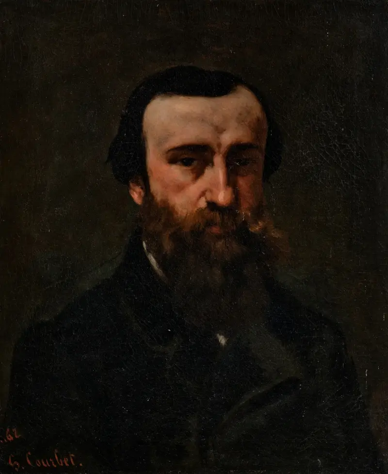 Porträtt av herr Nicolle av Gustave Courbet