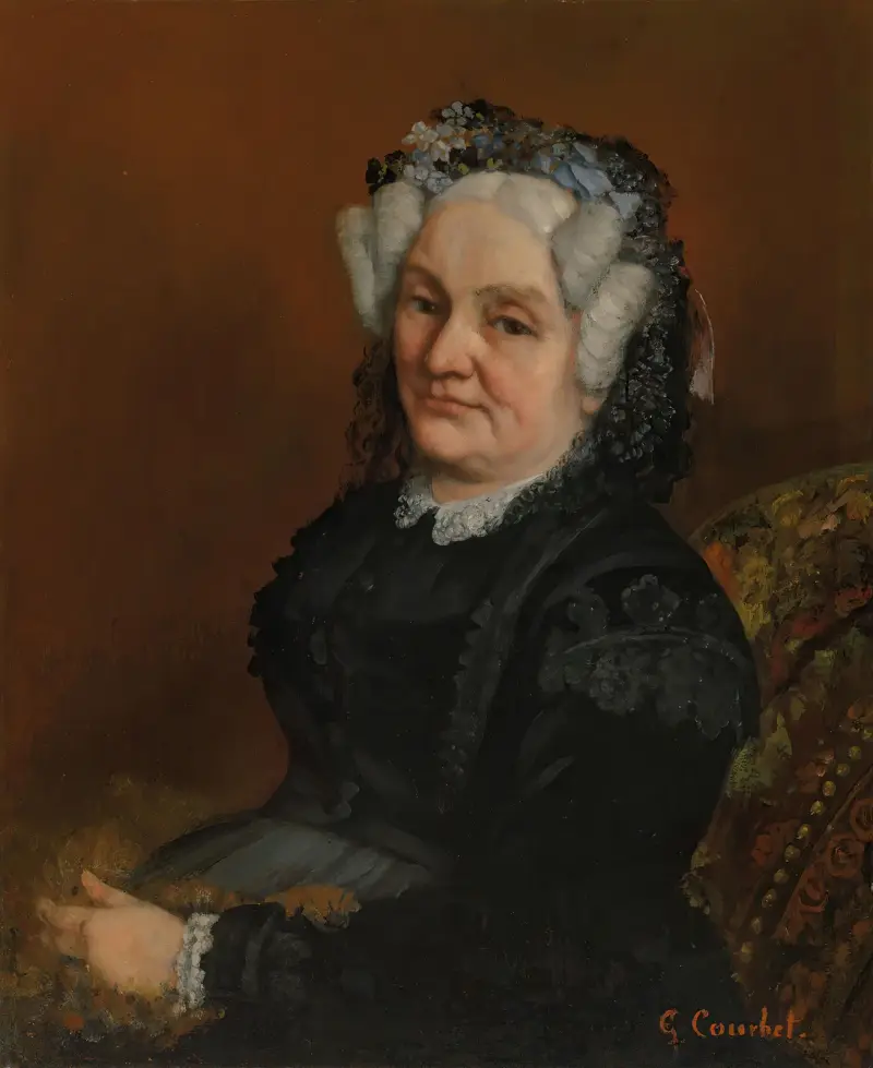 Bildnis der Madame Sophie Loiseau von Gustave Courbet