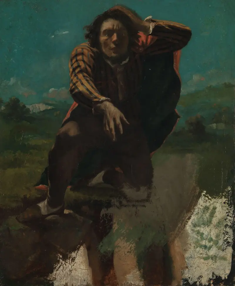 Self-portrait, 1844 av Gustave Courbet