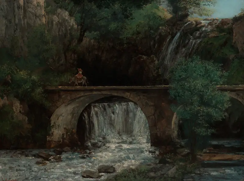 Die große Brücke von Gustave Courbet
