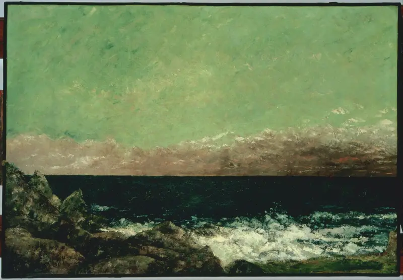The Mediterranean av Gustave Courbet