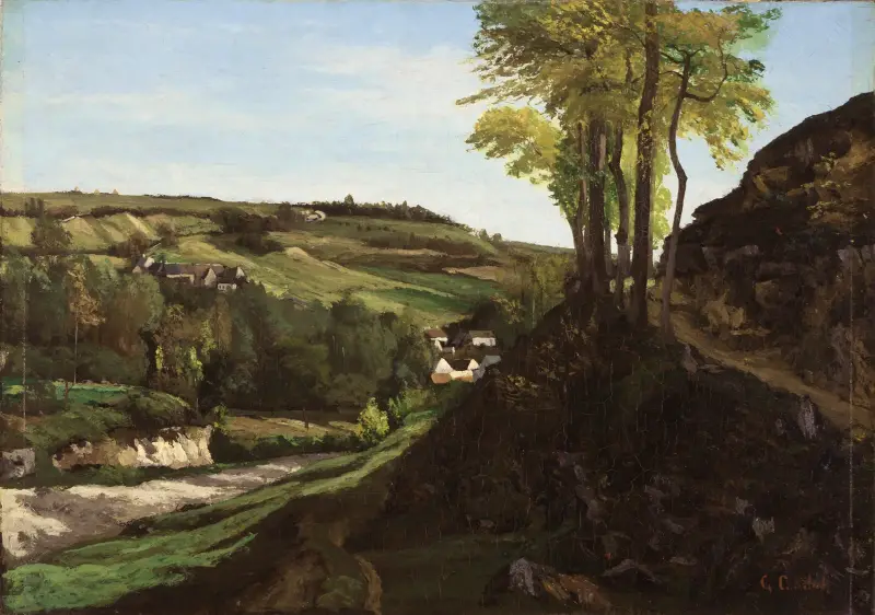 Dolina Ornans, Gustave Courbet