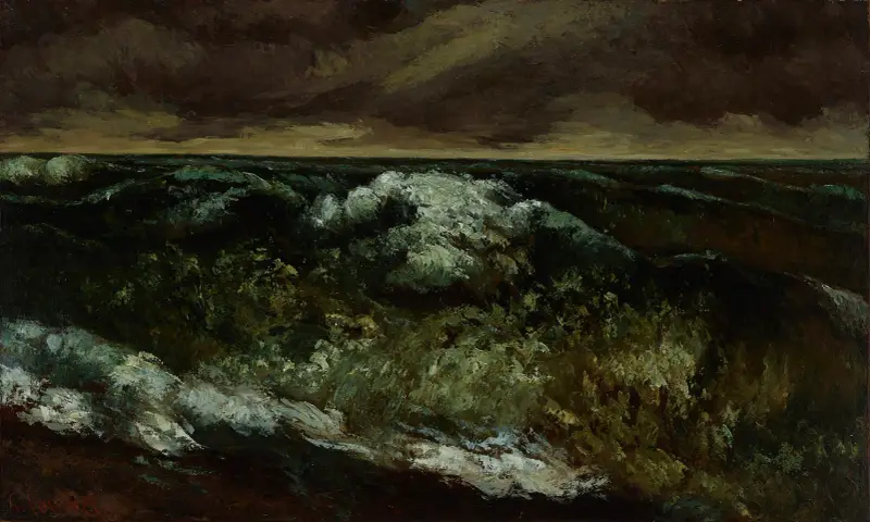 The Wave – nr 1 av Gustave Courbet