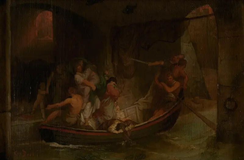 Fire of Rome av Gustave Doré