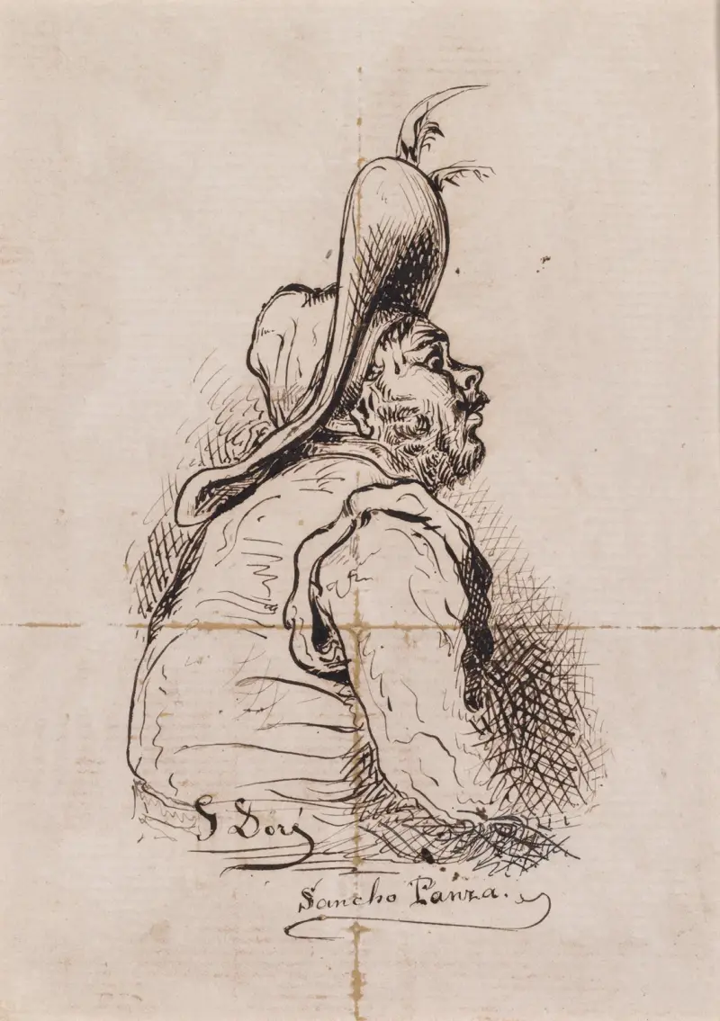 Sancho Panza av Gustave Doré