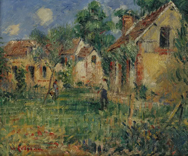 Liten bondgård i närheten av Caen av Gustave Loiseau
