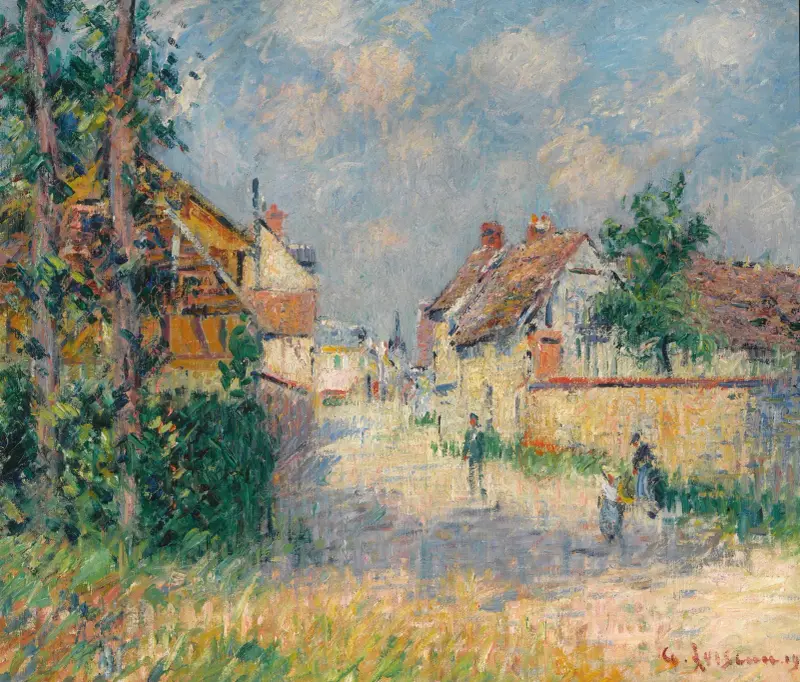 Gata i Saint-Cyr-du-Vaudreuil av Gustave Loiseau