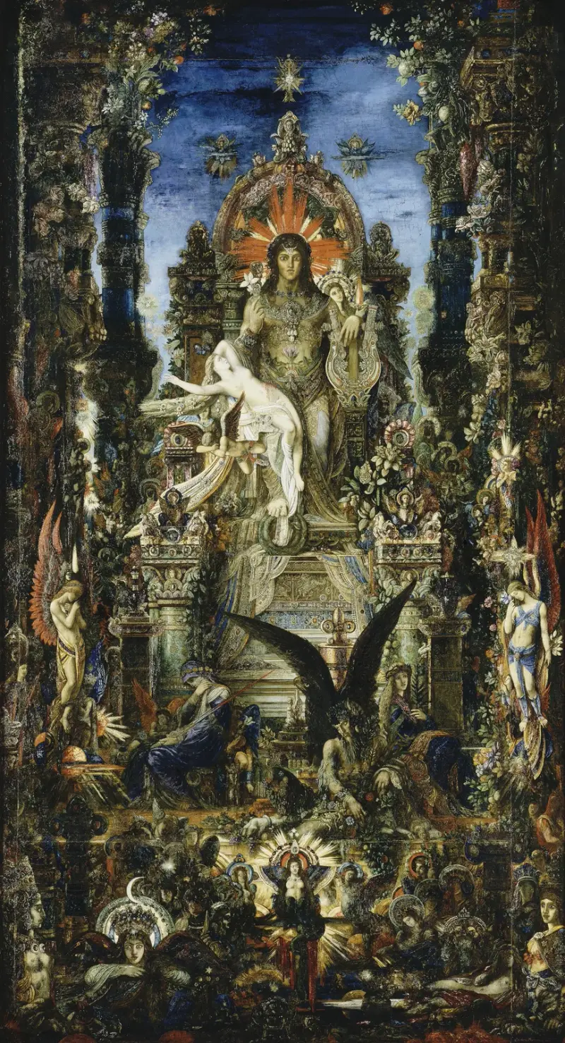 Jupiter und Semele von Gustave Moreau