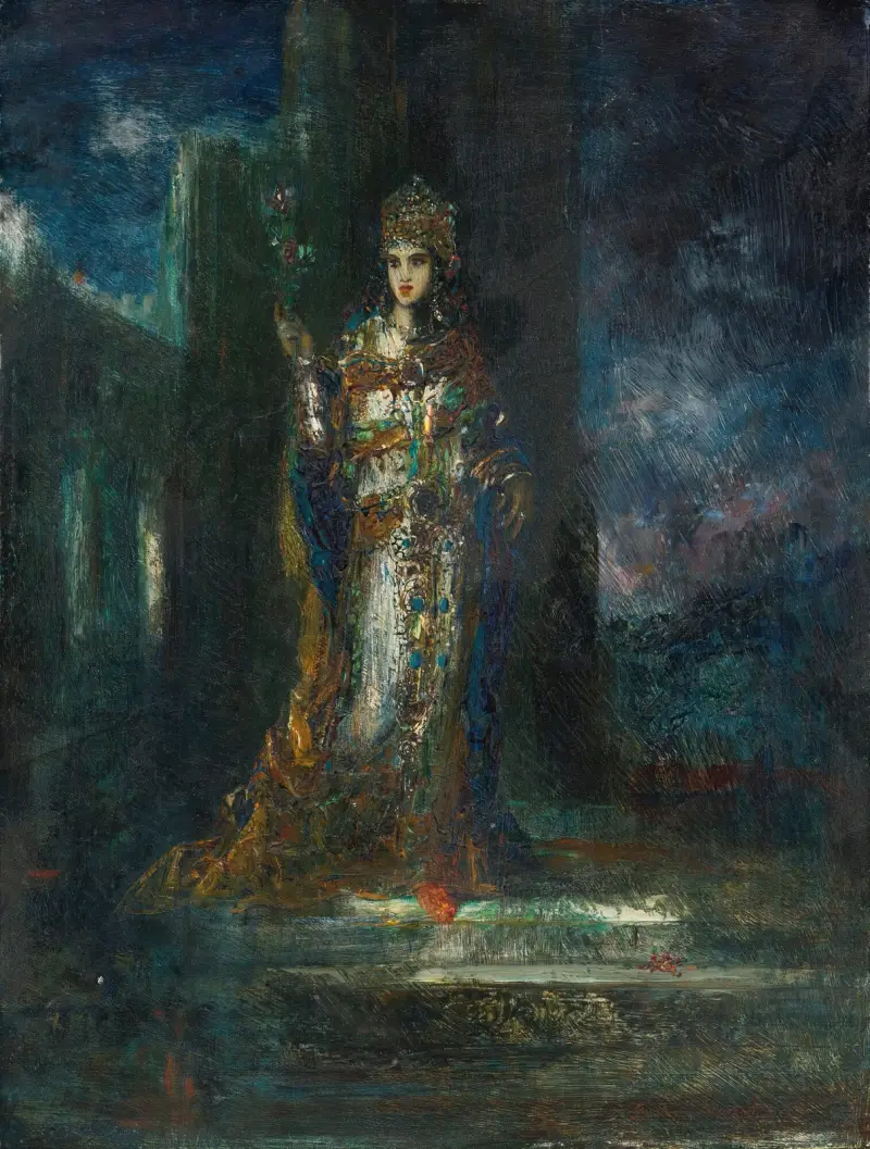 Nattens trolovade av Gustave Moreau