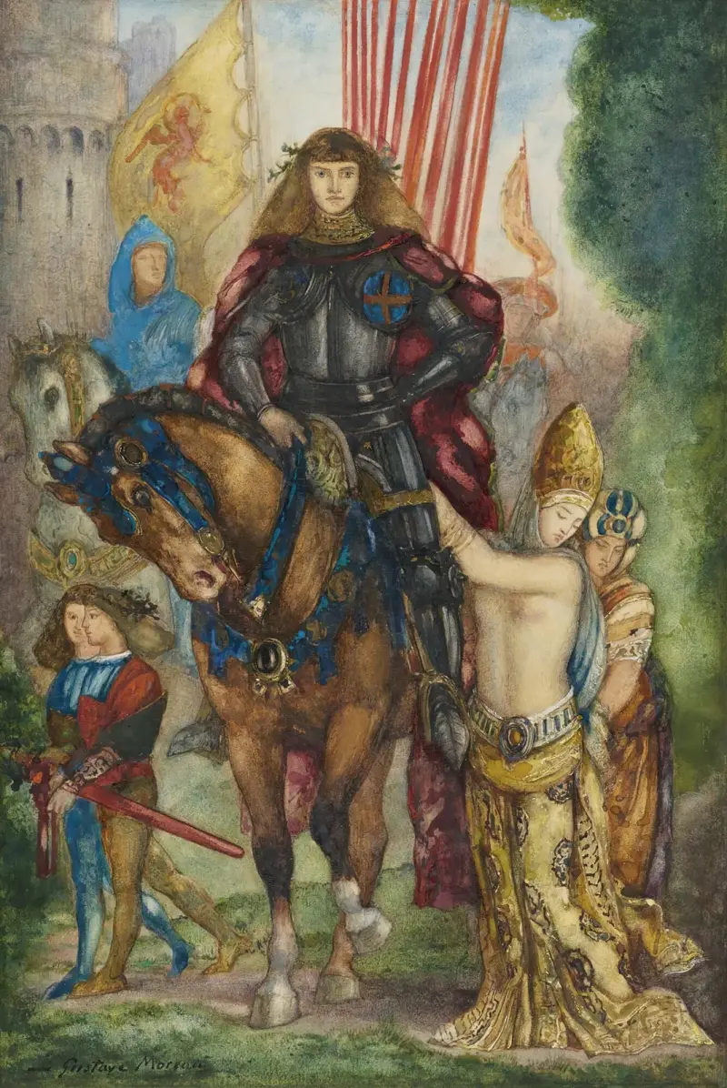 Reiter und Gefangene von Gustave Moreau