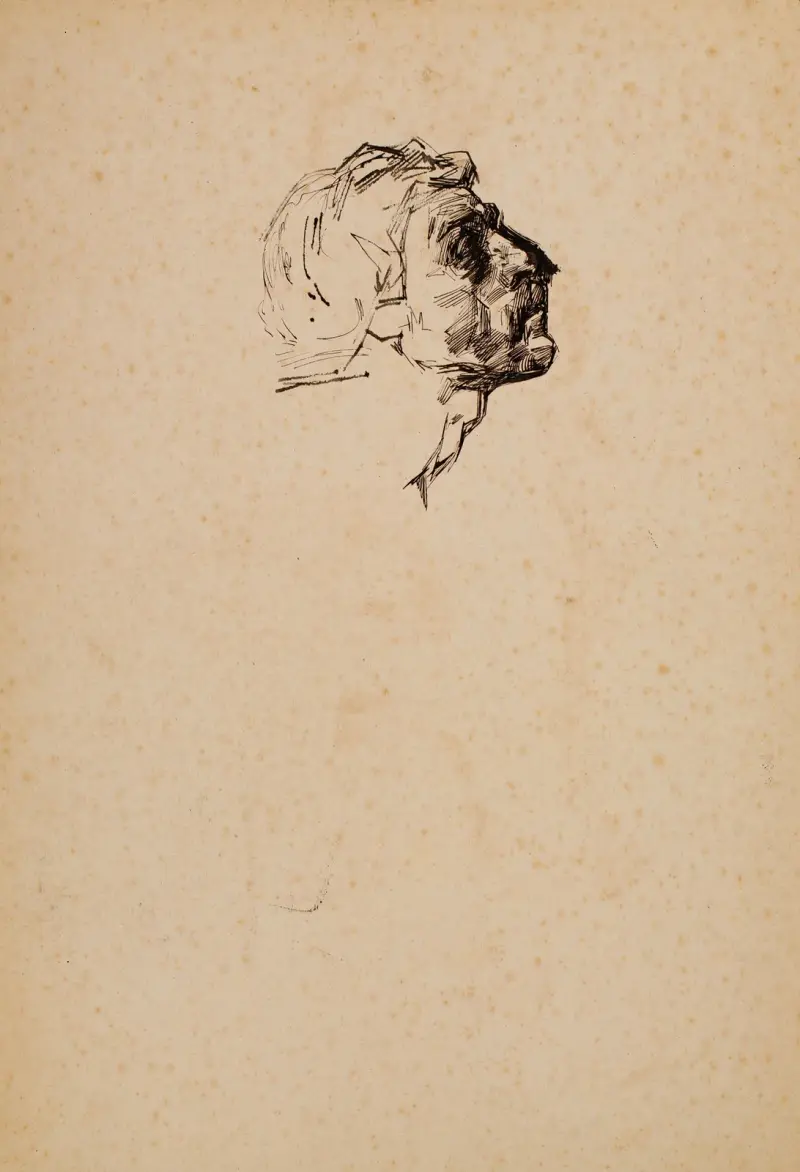 Manshuvud av Gustave Vanaise
