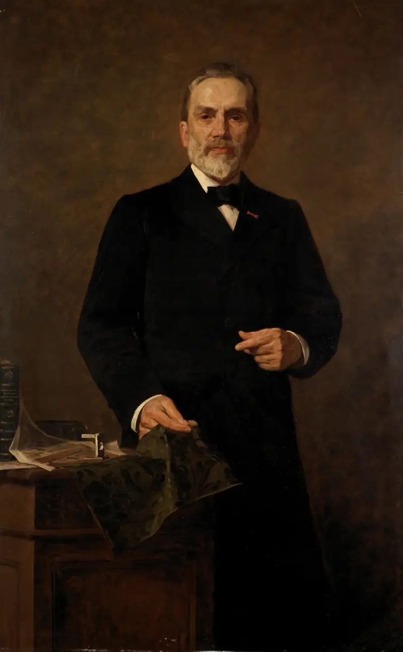 Porträtt av François Hannet av Gustave Vanaise