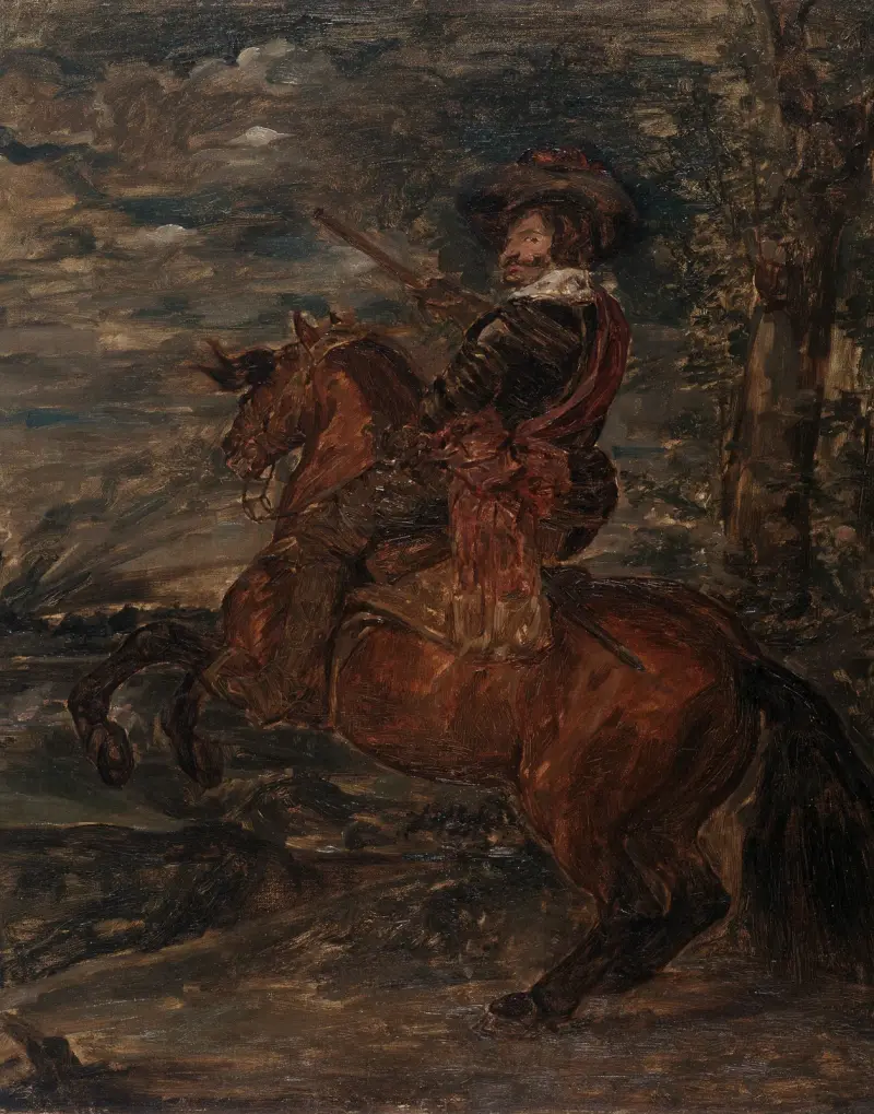 Porträtt av hertigen av Olivares (efter Diego Velázquez) av Gustave Vanaise
