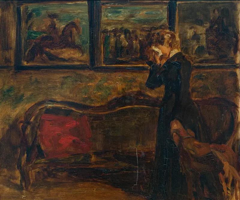 Pláčící žena, Gustave Vanaise