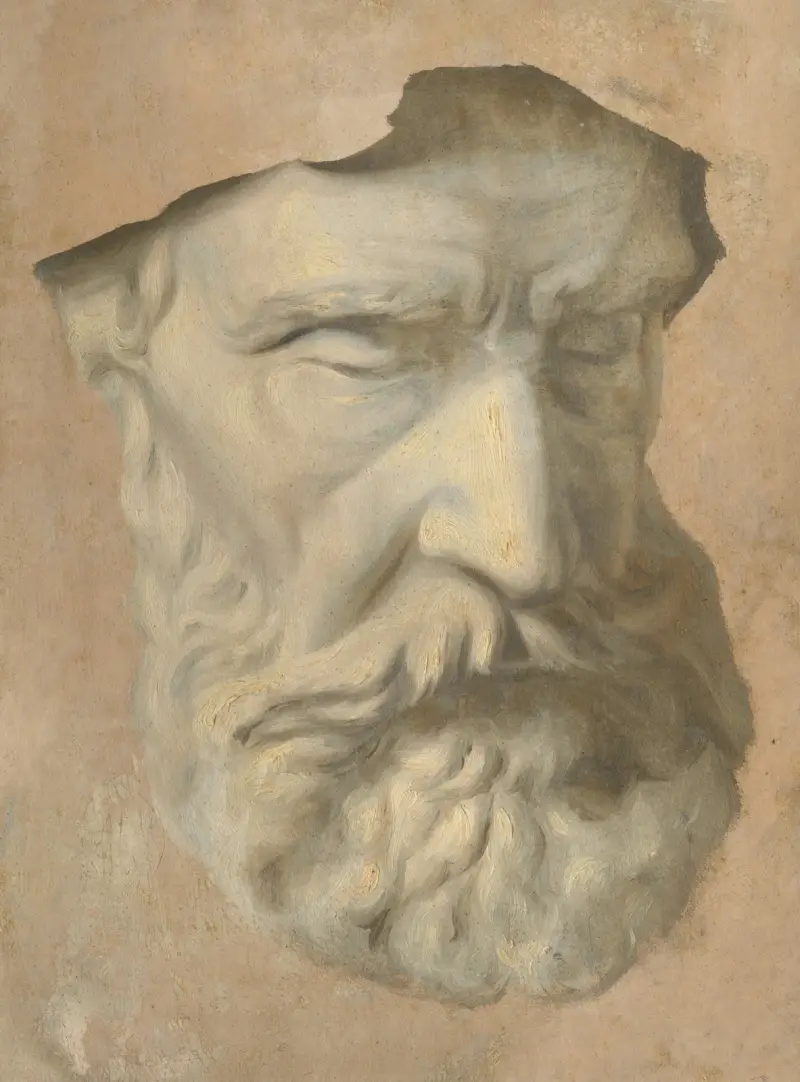 Studium głowy, Gyula Benczúr