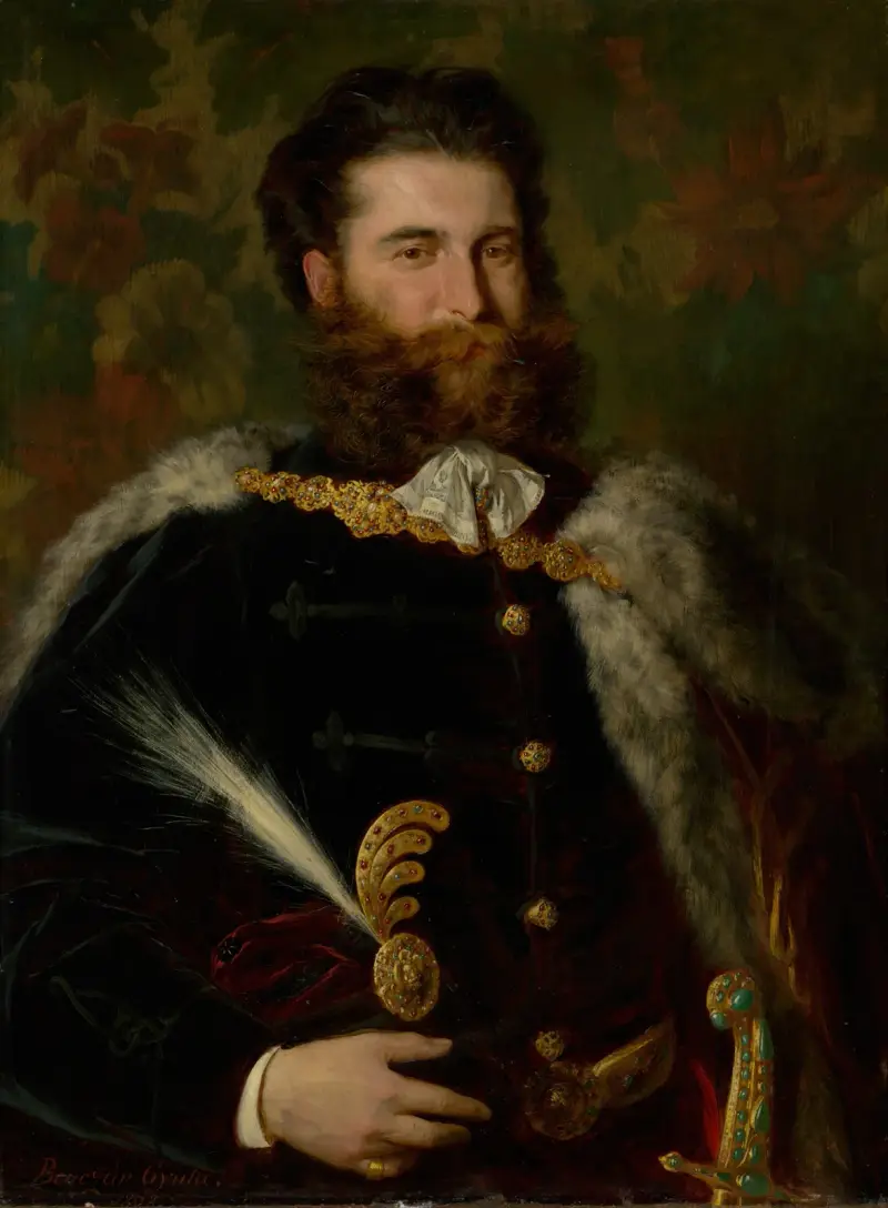Porträtt av Albert Ujházy av Gyula Benczúr
