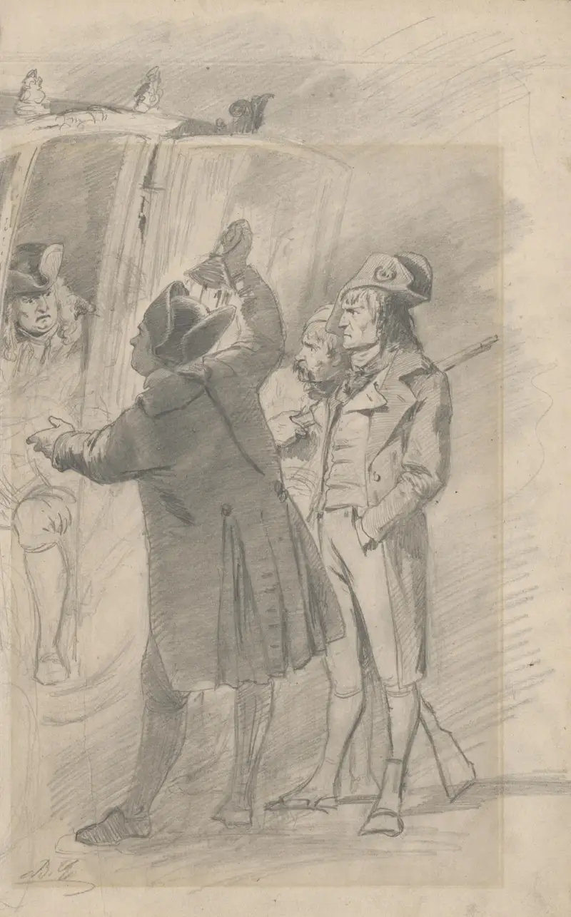 The Arrest of Louis XVI. av Gyula Benczúr