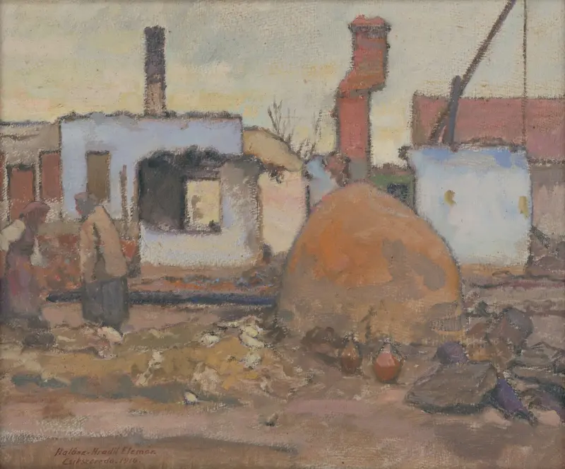 After the Passage of the Front av Elemír Halász-Hradil