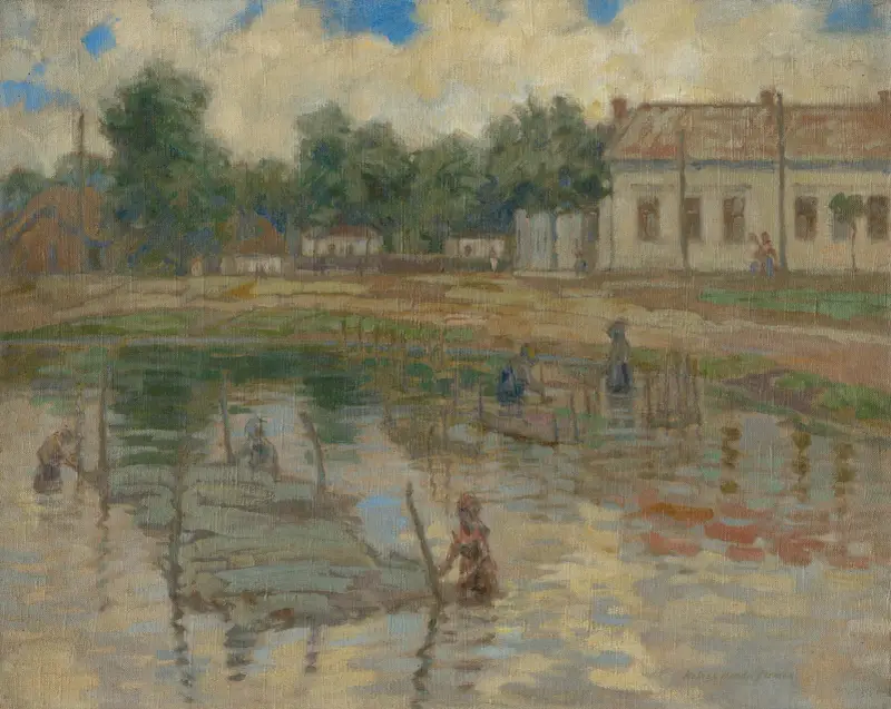 Hanfweichen, 1928 von Elemír Halász-Hradil