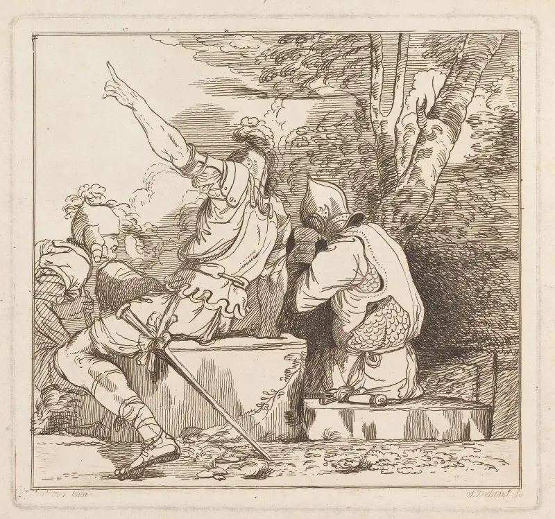 Tři vojáci, John Hamilton Mortimer