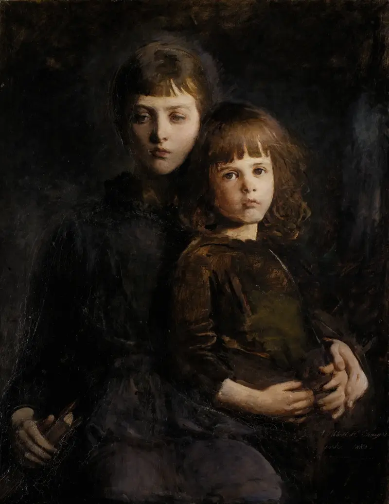 Brat i siostra (Mary i Gerald Thayer), Abbott Handerson Thayer