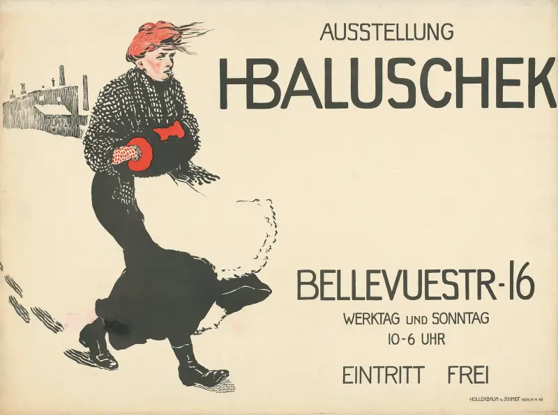 Ausstellung Hans Baluschek. Bellevuestraße 16 Berlin von Hans Baluschek