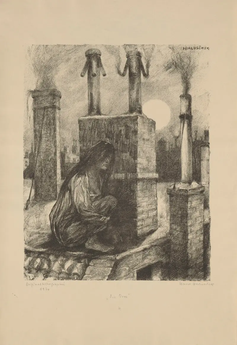 Die Irre av Hans Baluschek
