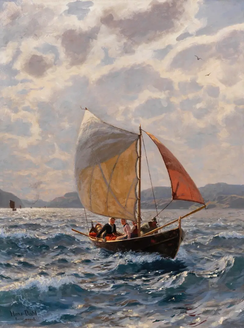 Mit dem Winde von Hans Dahl