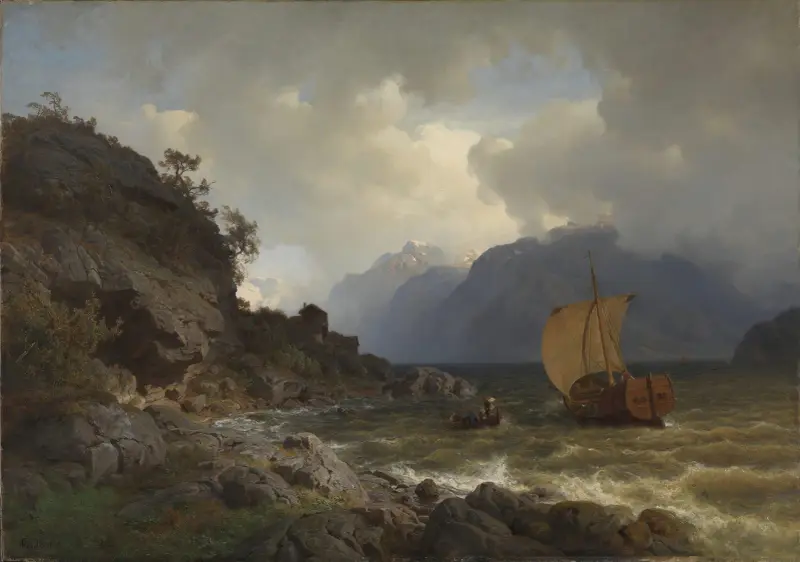 Från Norges västkust av Hans Gude