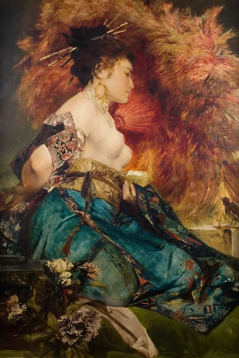 Die Japanerin von Hans Makart