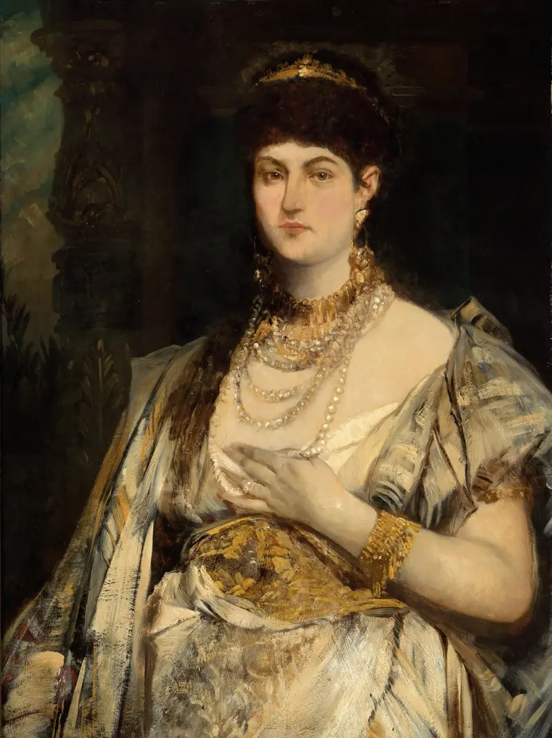 Porträt der Henriette Mankiewicz von Hans Makart