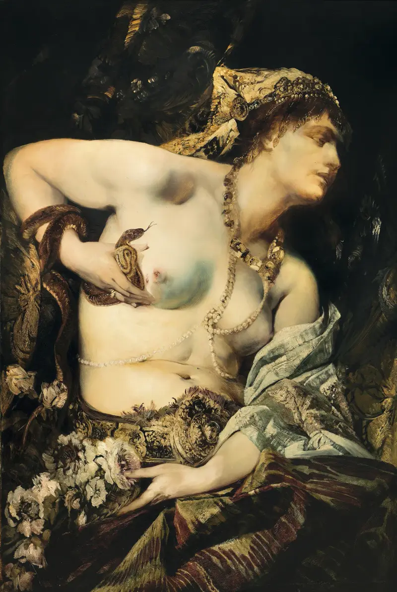 Kleopatras död av Hans Makart