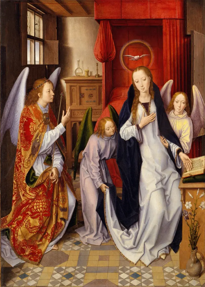 Zwiastowanie, Hans Memling