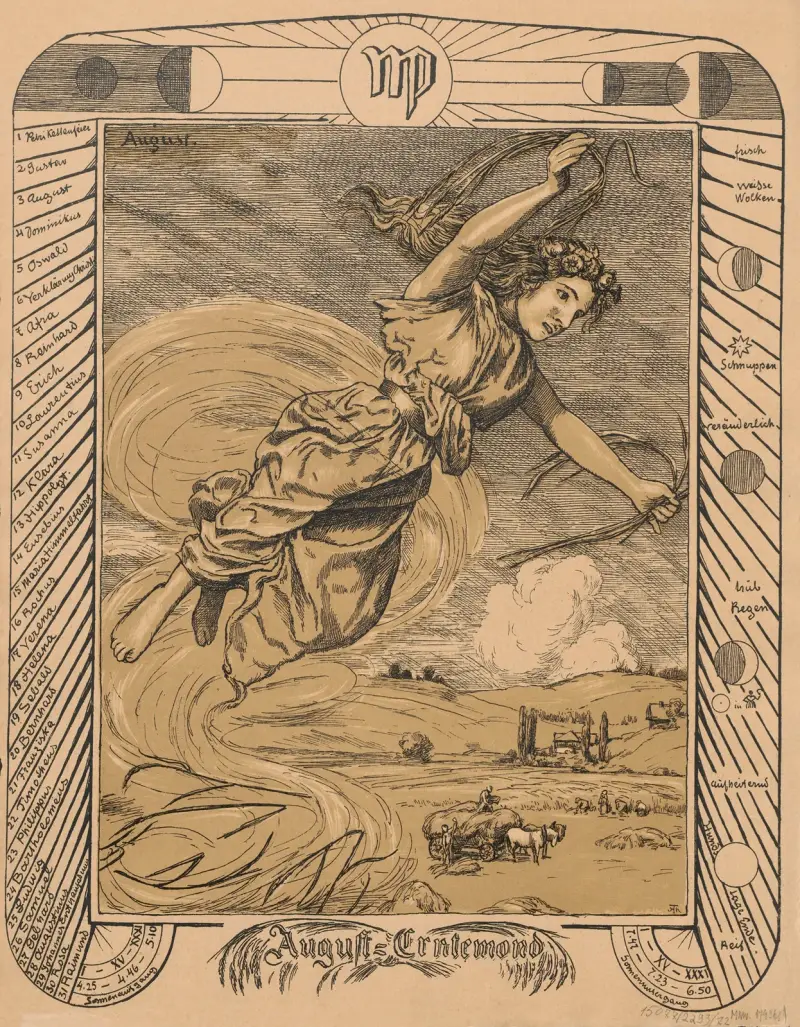 Allegori över augusti av Hans Thoma