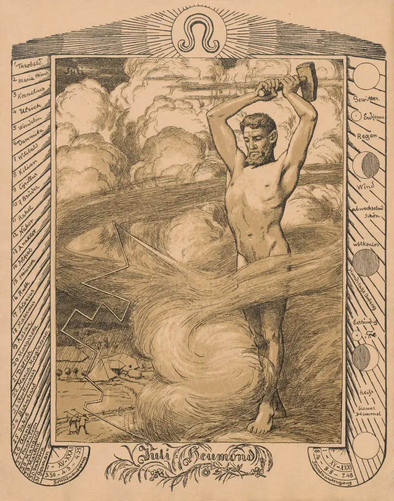 Allegorie des Juli von Hans Thoma