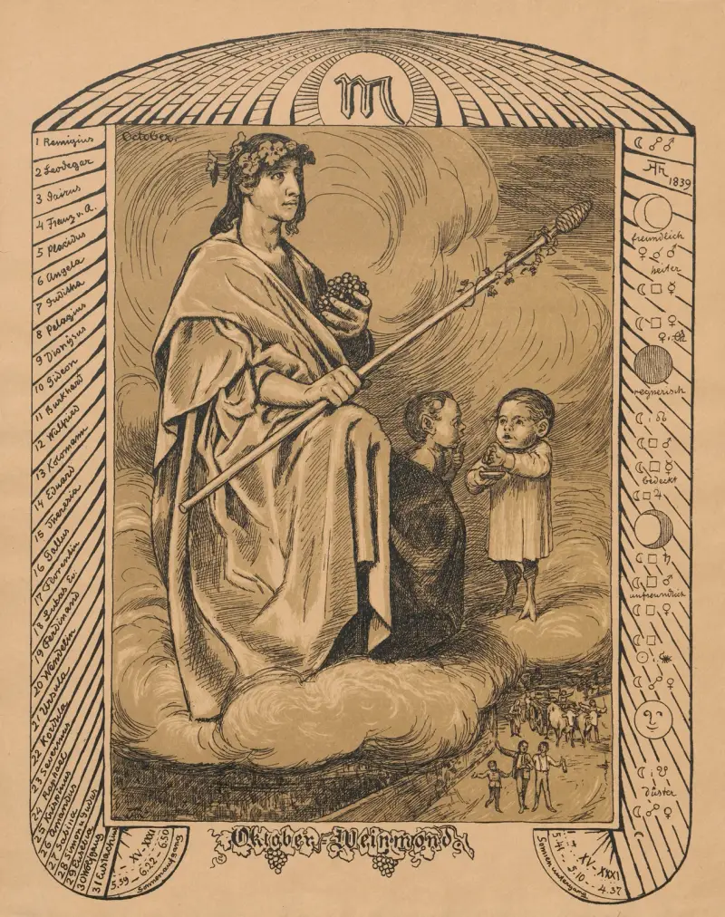 Allegorie des Oktobers von Hans Thoma
