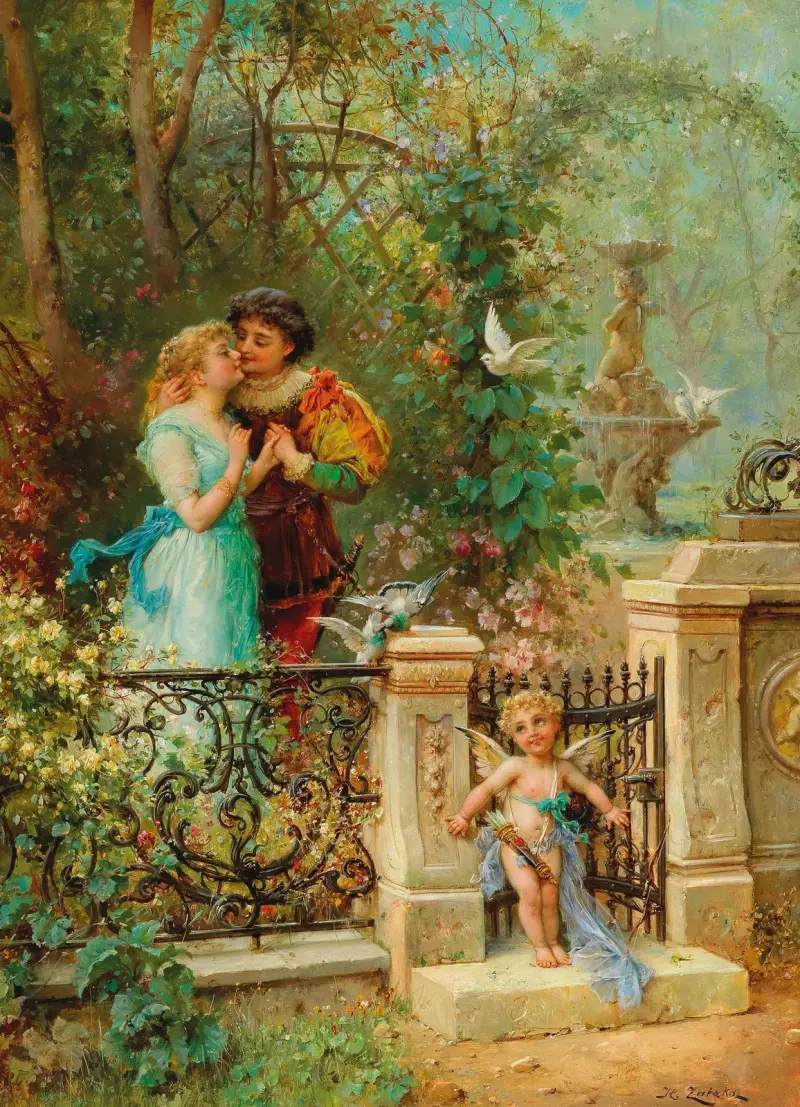 Im Banne Amors von Hans Zatzka